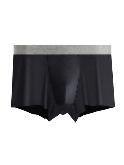 3 Pack Men's Solid Color Lightweight Comfortable Breathable Seamless Trunks