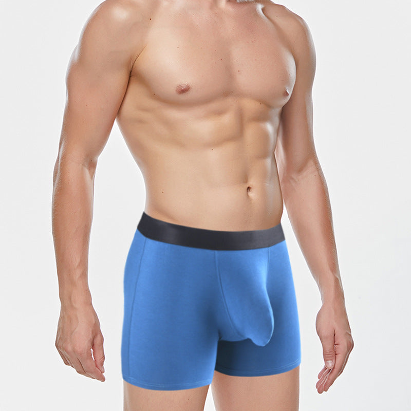 Men's Separate Big Pouch Long Boxer Briefs