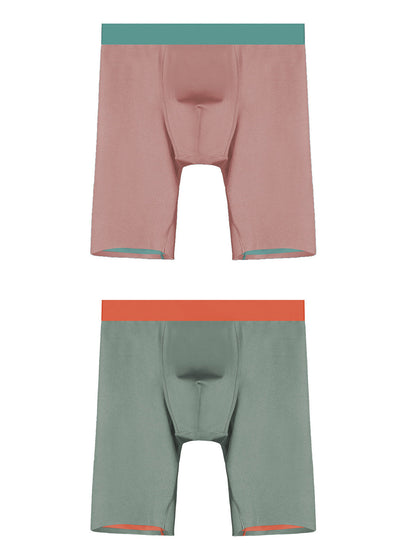 2 Pack Men's Active Flyless Boxer Briefs