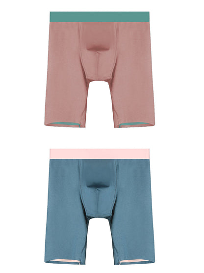 2 Pack Men's Active Flyless Boxer Briefs