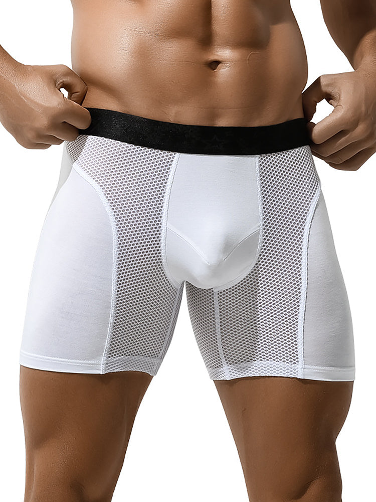 Breathable Antibacterial Mesh Boxers Briefs