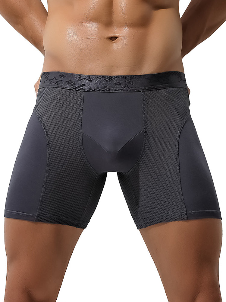 Breathable Antibacterial Mesh Boxers Briefs