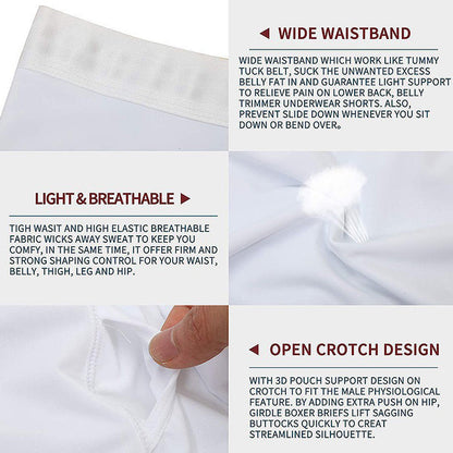 Tummy Control Slimming Bodybuilding Briefs for Men