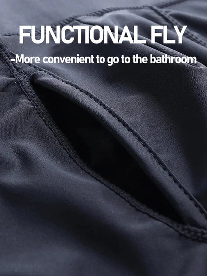 Men's Butt Lift Boxer Briefs with Fly