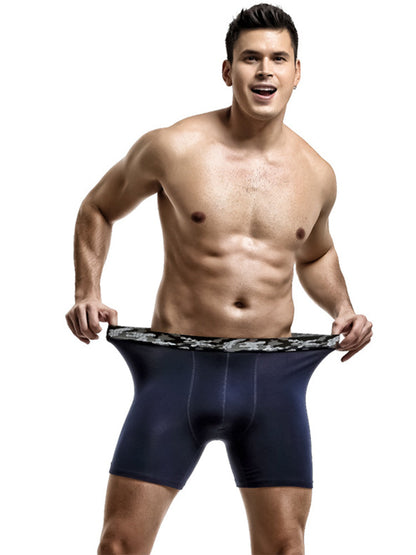 2 Pack Men's U Convex Large Support Pouch Boxers Briefs