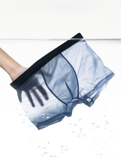 4 Pack Men's Seamless Comfy Pouch Trunks