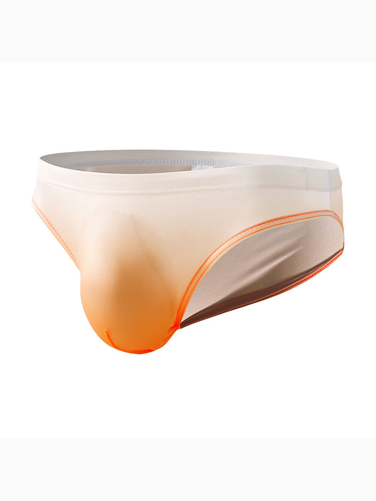 Men's Sensual Silk-Like Loose Gradient Color Bikini