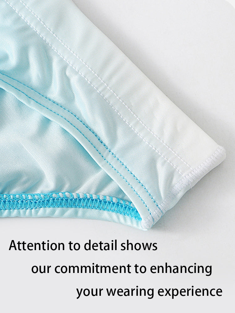 Men's Sensual Silk-Like Loose Gradient Color Bikini