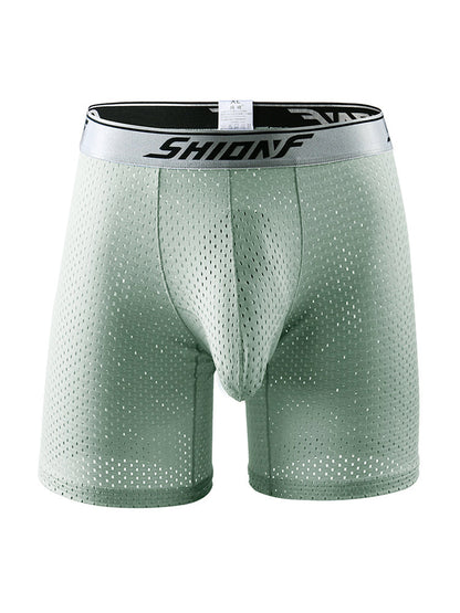 2 Pack Men's Mesh Separate Pouch Boxers Briefs