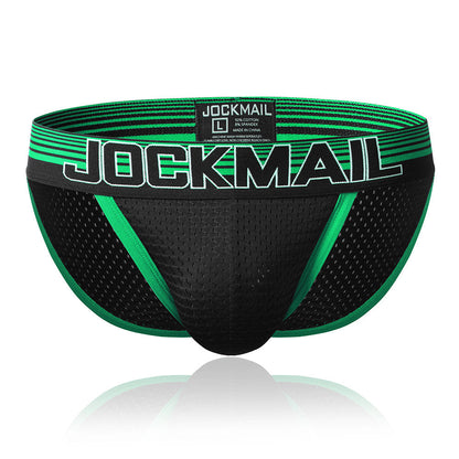 Stylish Spell Color Fabric Elastic Waistband Pouch Brief