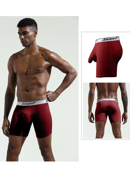 2 Pack Men's Mesh Separate Pouch Boxers Briefs