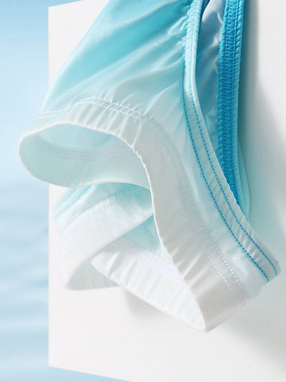 Men's Sensual Silk-Like Loose Gradient Color Bikini
