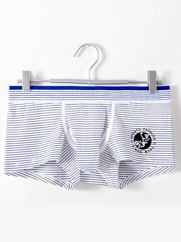 2 Pack Men's Separate Support Pouch Cotton Trunks