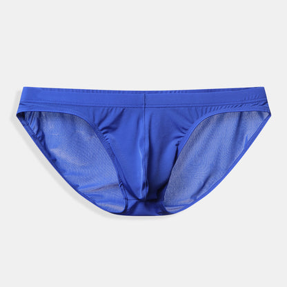 Low Waist Ice Silk Transparent Seamless Underwear