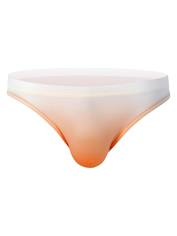 Men's Sensual Silk-Like Loose Gradient Color Bikini
