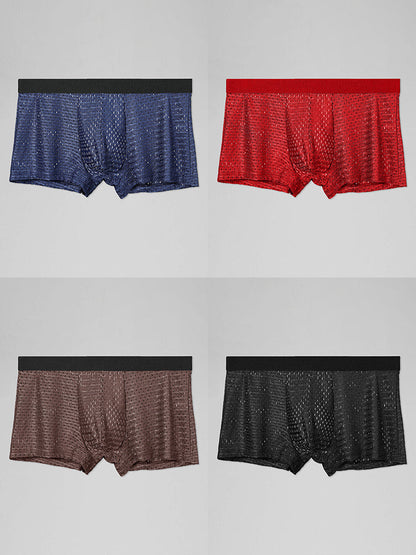 Mesh Ice Silk Cool Fresh Men's Trunks