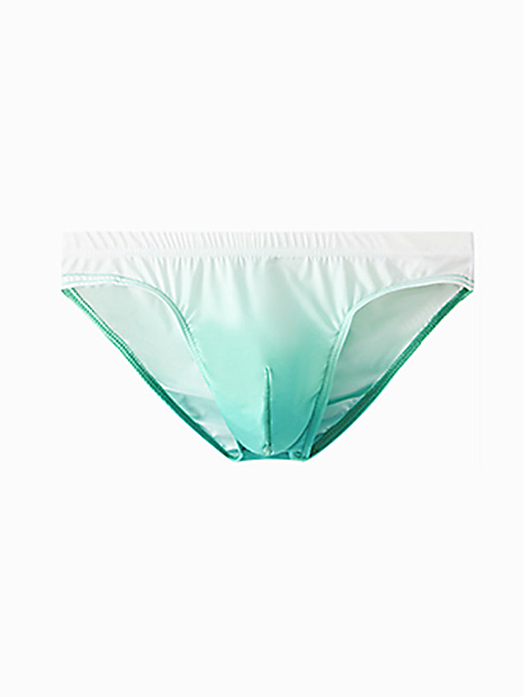 Men's Sensual Silk-Like Loose Gradient Color Bikini