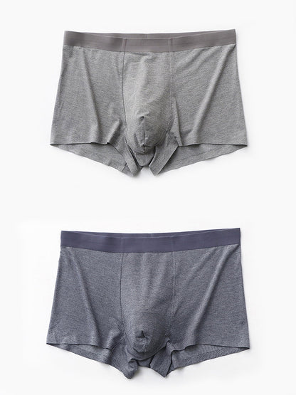 2 Pack Men's U Convex Pouch Trunks