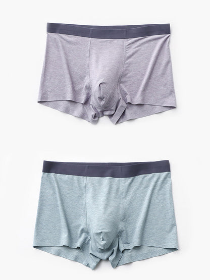 2 Pack Men's U Convex Pouch Trunks
