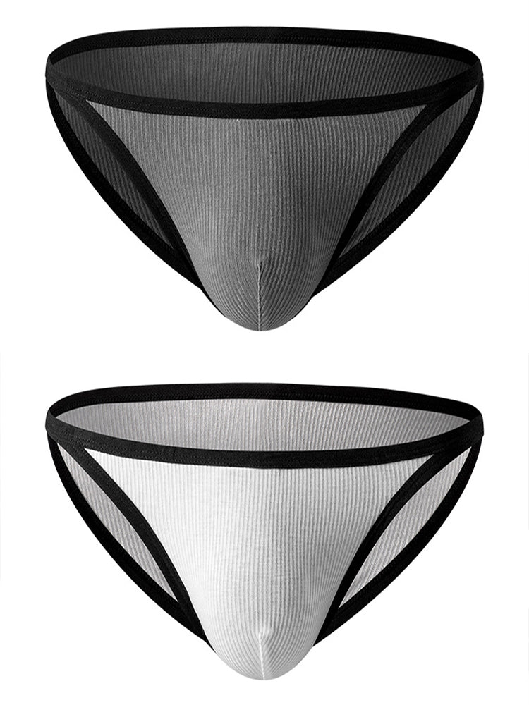 Men's Low-Rise Sexy U-Convex Thong And Briefs
