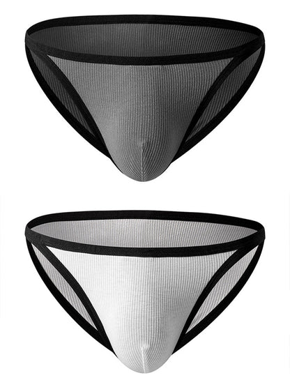 Men's Low-Rise Sexy U-Convex Thong And Briefs
