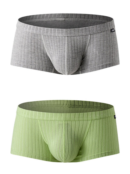 Men's Threaded Fabric U-Raised Low Rise Trunks
