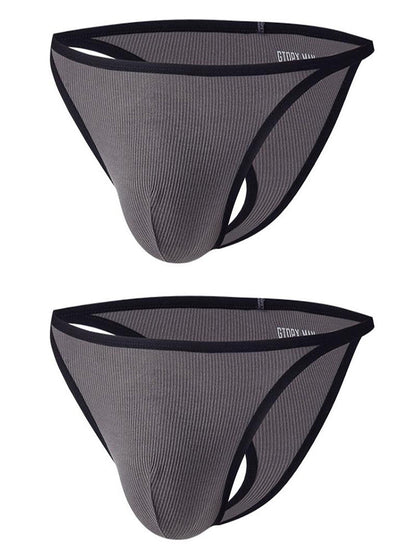 Men's Low-Rise Sexy U-Convex Thong And Briefs