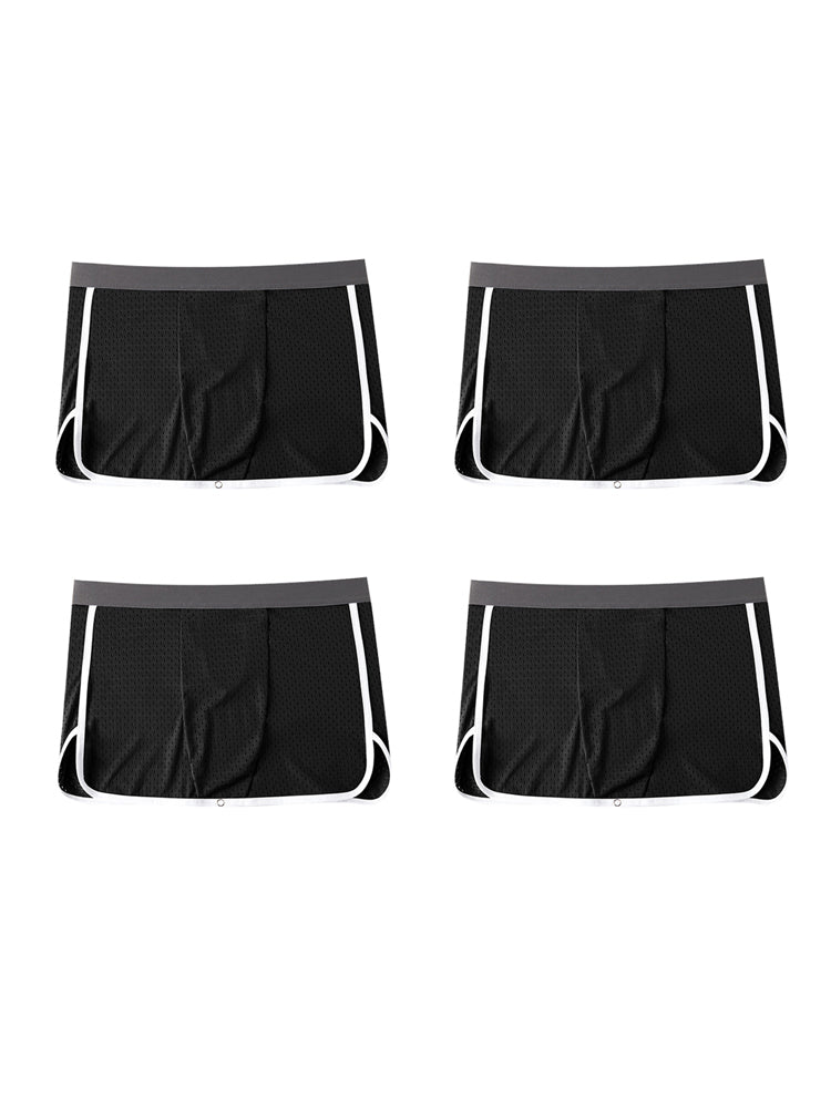 2 Pack Men's  Button Casual U-Shaped Roman Skirt Dual-Purpose Arrow Pants Underwear