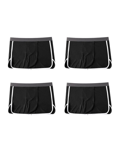 2 Pack Men's  Button Casual U-Shaped Roman Skirt Dual-Purpose Arrow Pants Underwear