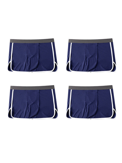 2 Pack Men's  Button Casual U-Shaped Roman Skirt Dual-Purpose Arrow Pants Underwear