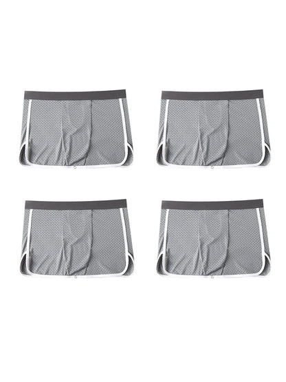 2 Pack Men's  Button Casual U-Shaped Roman Skirt Dual-Purpose Arrow Pants Underwear