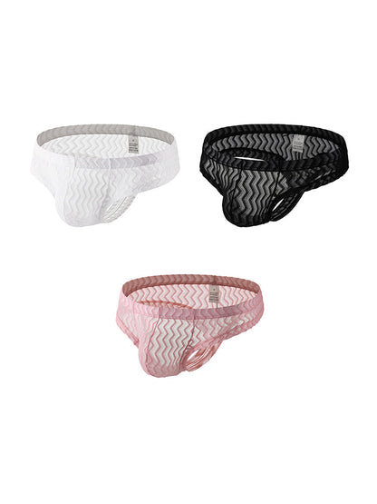 3-pack Men's Sexy Lace Thong