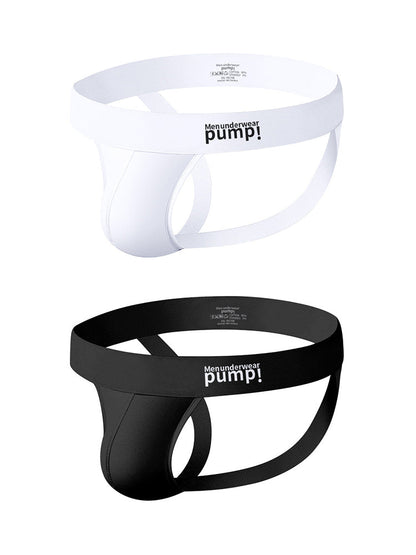 2 Pack Men's Sexy Thin Breathable Hip-Lifting Jockstrap