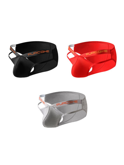 3 Pack Men's Low-Rise Sexy Hollow-Out Bikinis