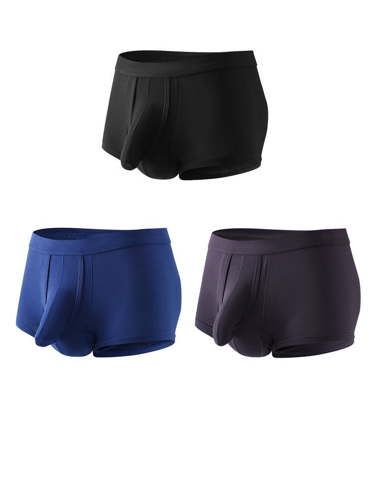 Sexy Separated Ball Pouch Trunks For Men