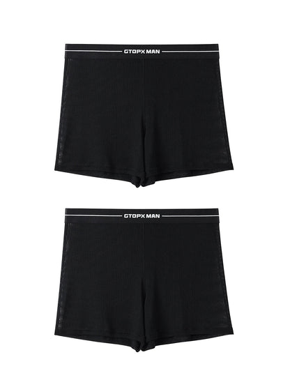 2 Pack Men's Breathable Mesh Boxer Shorts