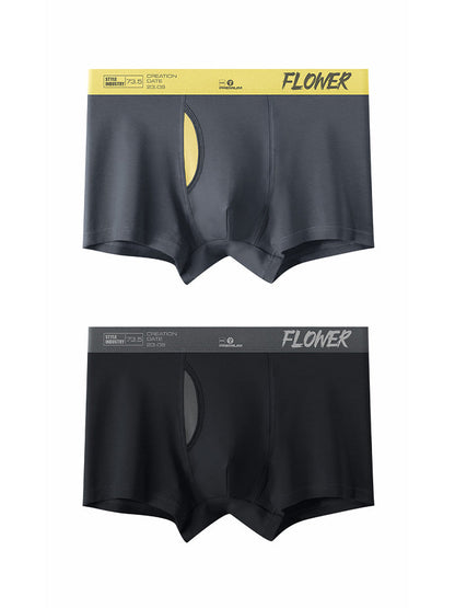 2-pack Men's Viscose Open-top Boxer Briefs