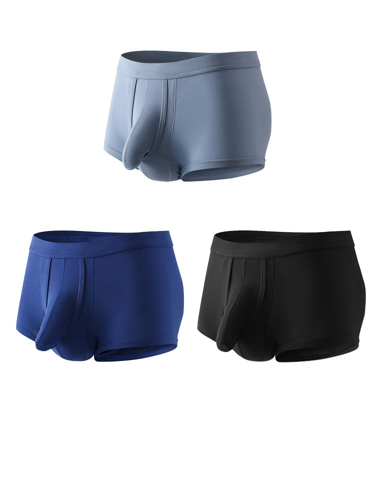 Sexy Separated Ball Pouch Trunks For Men