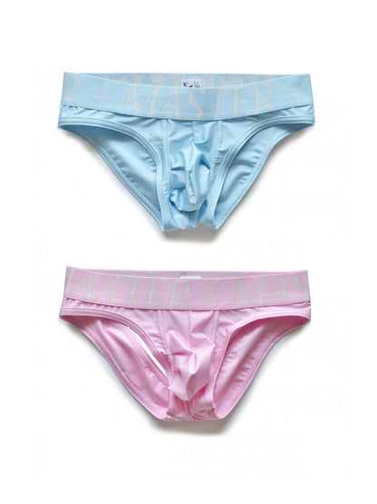 2 Pack Men's Trendy Low-Rise Double Strap Jockstrap