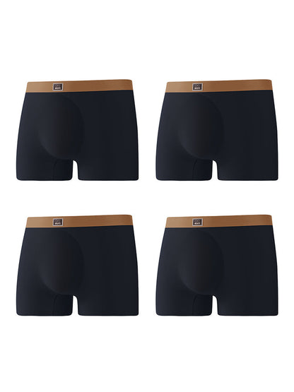 4 Pack Men's Seamless Antibacterial Boxers Briefs