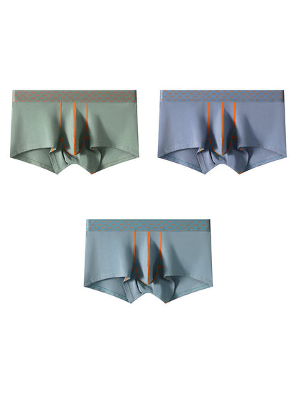 3 Pack Men's Casual Fitness Cotton Trunks