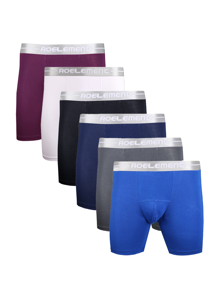 6 Pack Men's Performance Anti-Chafe Midway Briefs