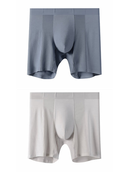 2 Pack Men's Long Athletic Boxer Briefs
