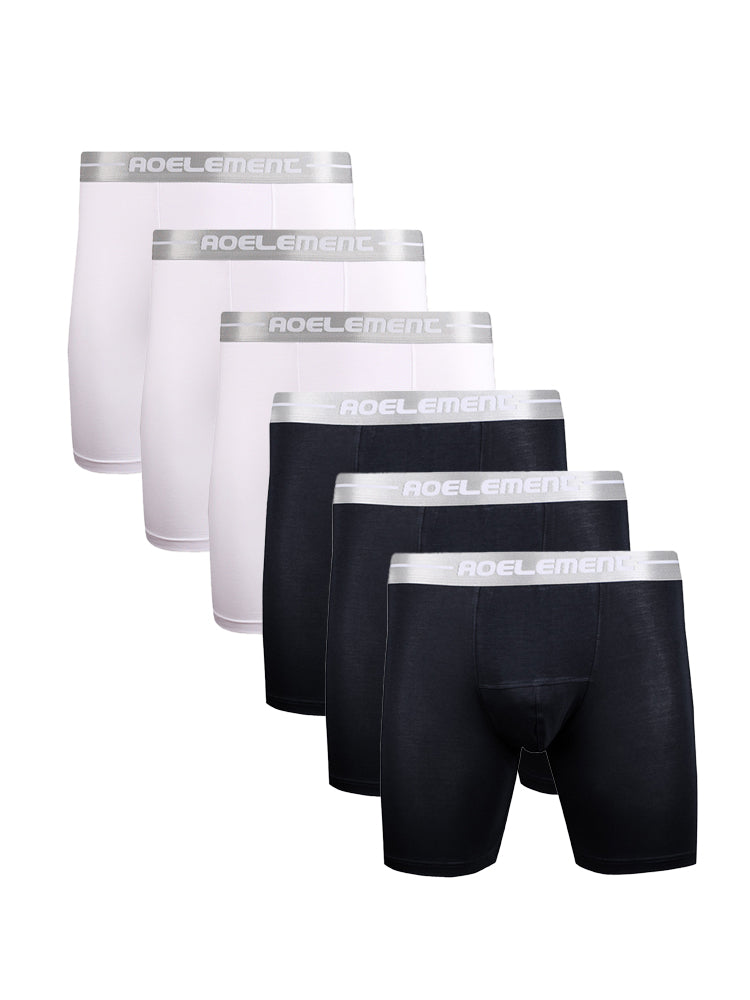 6 Pack Men's Performance Anti-Chafe Midway Briefs