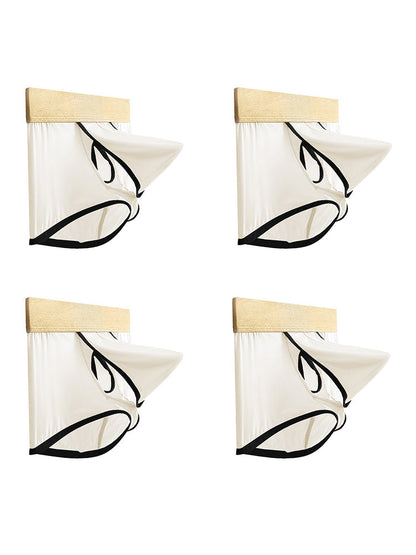 4 Pack Men's Ice Silk Breathable Separate Ultra-Thin Trunks
