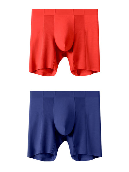 2 Pack Men's Long Athletic Boxer Briefs
