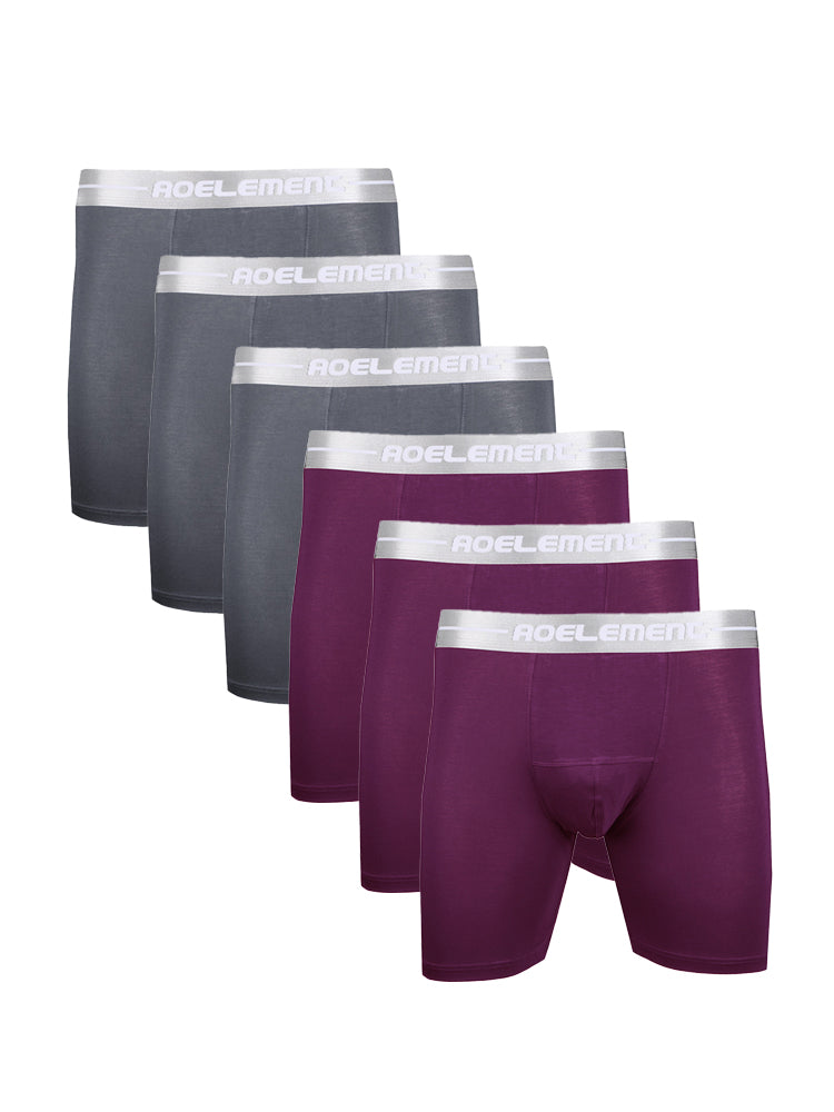6 Pack Men's Performance Anti-Chafe Midway Briefs