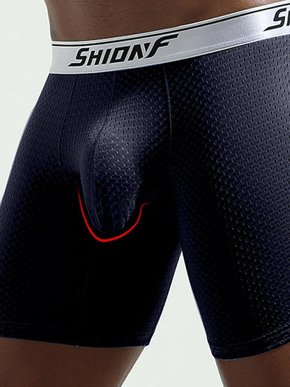 2 Pack Men's Mesh Separate Pouch Boxers Briefs