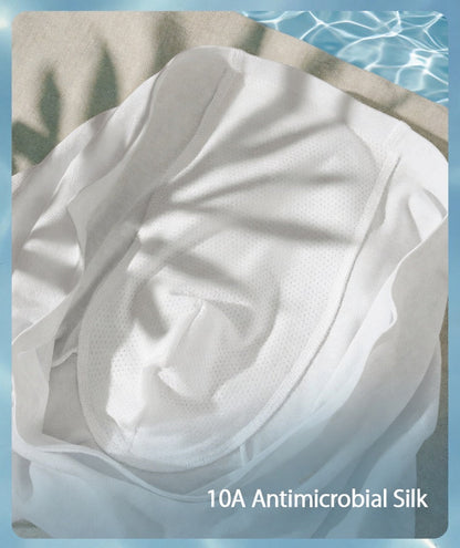 Men's Premium Pure Cotton Boxer Briefs - 10A Antibacterial Underwear