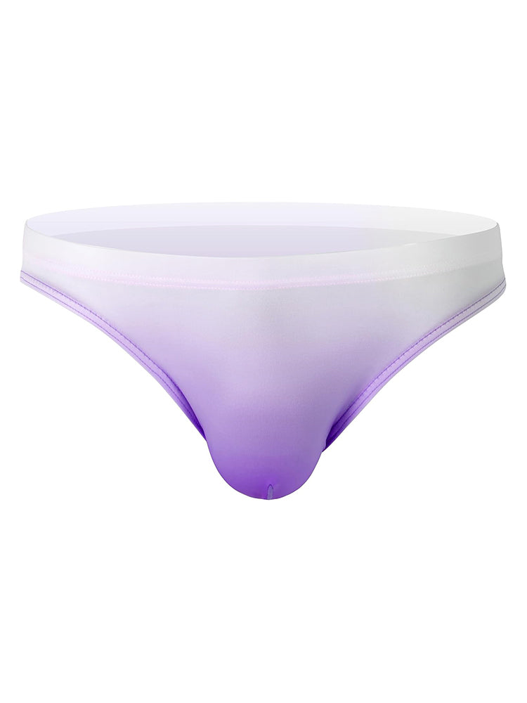 Men's Sensual Silk-Like Loose Gradient Color Bikini